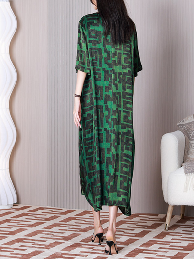 Women's Mid-Waist A-line Dress