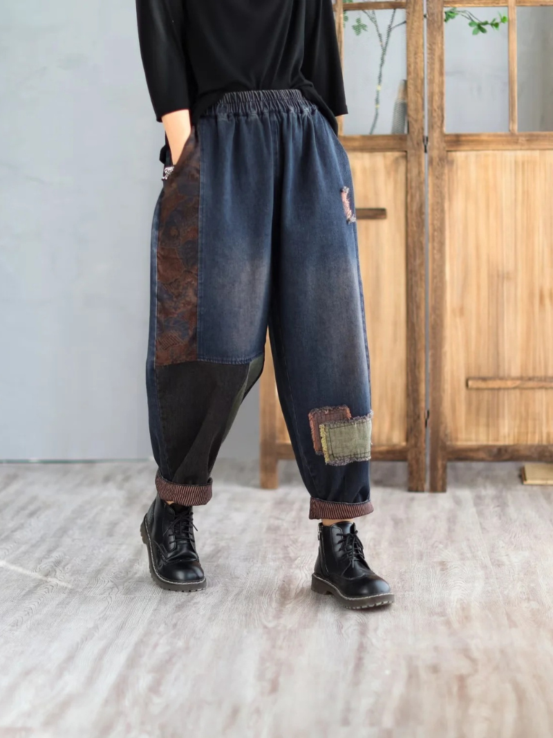 Women's Blue Denim Pants