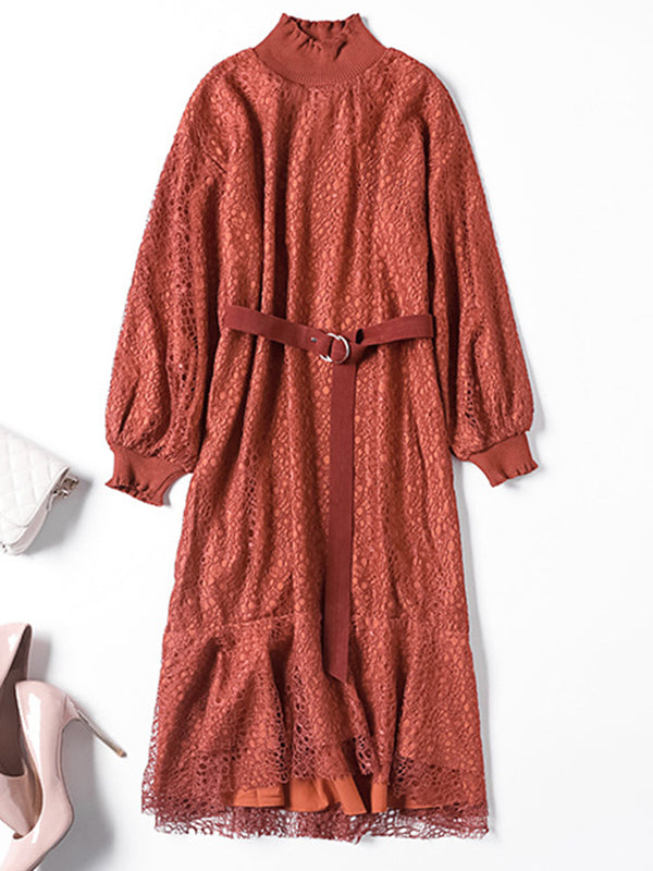 Vestido de encaje de Shiloh Midi