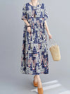 Take A Walk Smock Dress