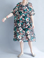 Vestido de smock de alegría floral