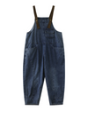 Women's Blue Denim Overalls