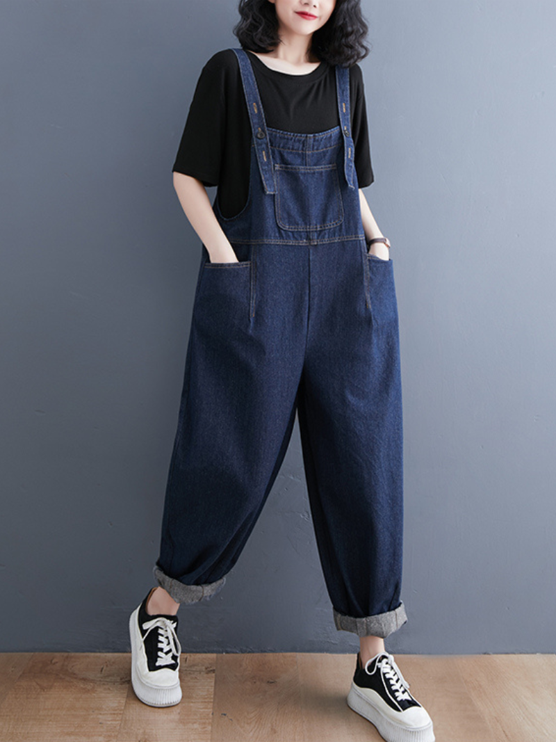 Women's Blue Overalls 