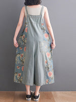 Pocket Style Denim Dungarees