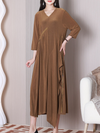 Women's Yellow A-line Dress