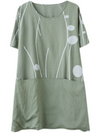 Women's Green Polka Dot Top