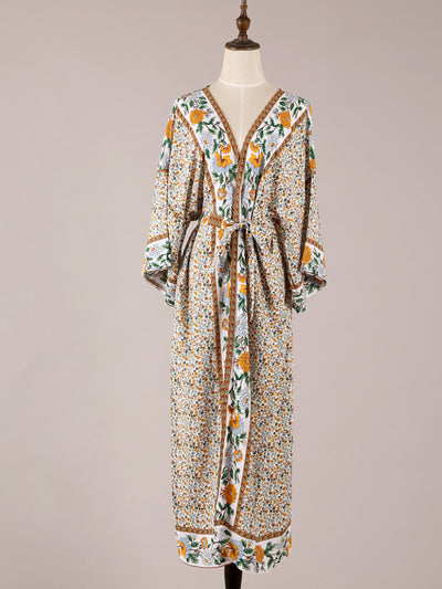 Evatrends cotton gown robe printed kimonos