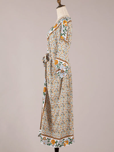 Evatrends cotton gown robe printed kimonos