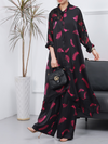 Women's Purple two pieces dress