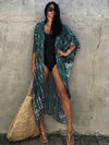 Evatrends cotton gown robe printed kimonos, Outerwear, Nightwear, Rayon, Board Sleeves, Different colors, Tie-Dye print