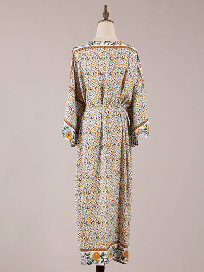 Evatrends cotton gown robe printed kimonos