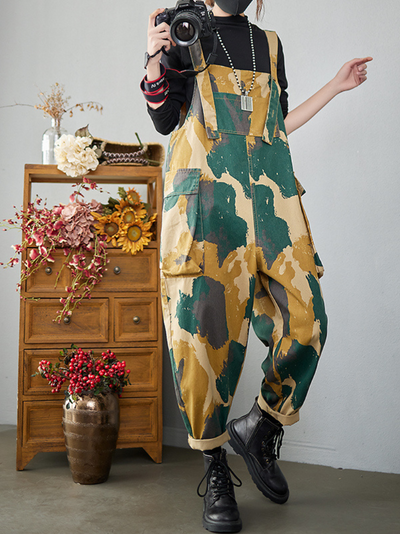 Women's High Waist Overalls