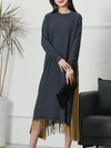 Women's Gray Elegant Dress