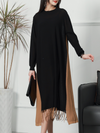 Women's Black Long Sleeves Dress