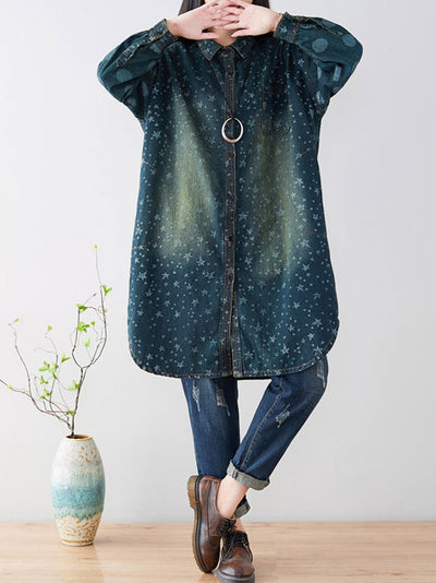 Diamonds In The Sky Shirt Dress