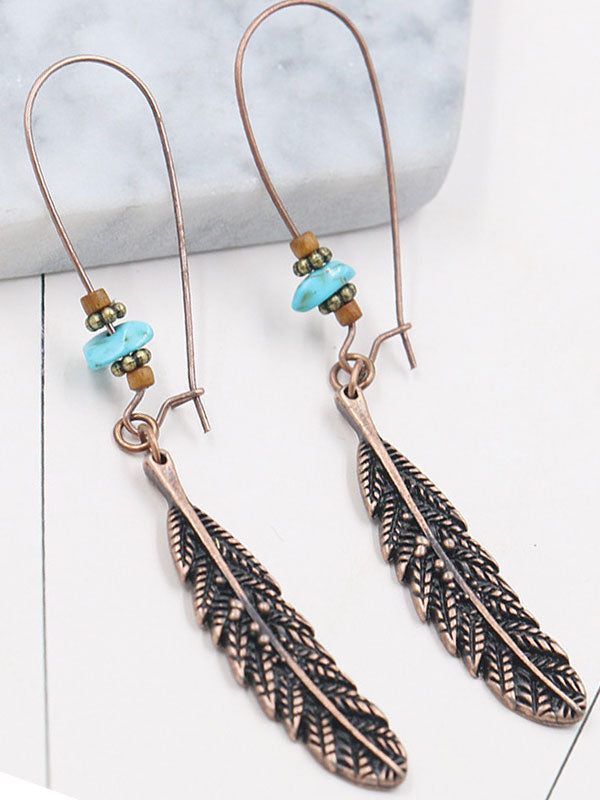 Sing of Wings Feather Earrings