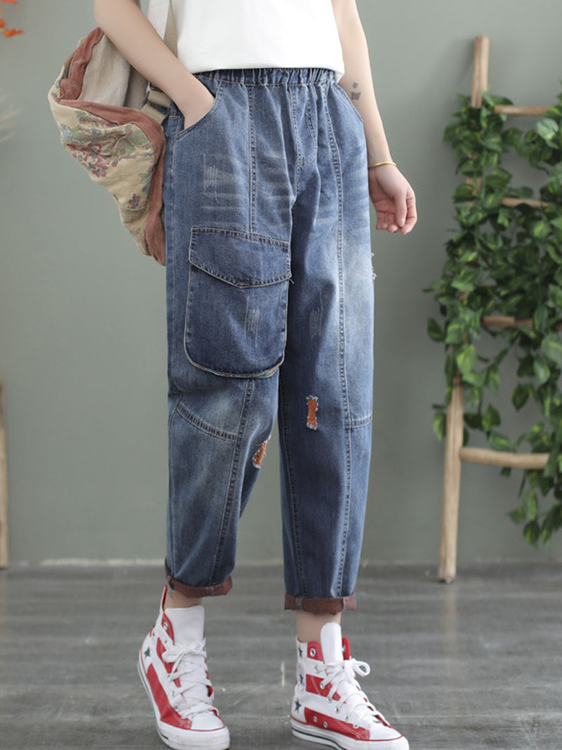 Women's Embroidery Jeans