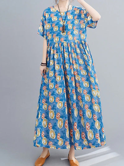Take A Walk Smock Dress