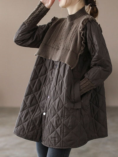I’m look Pretty With Warm Cotton-Padded Jacket Coat