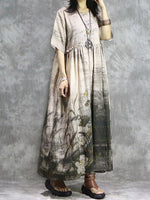 Over The Stars Smock Dress