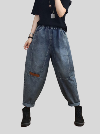 Women's Blue Casual Pants