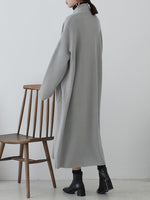 Pull à cardigan long diamant avec poche