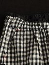 ladies plaid bottom trousers