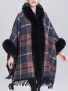 Extravagant Tassel Border Flully Neck Cape Cardigan