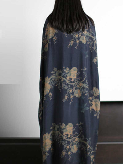Summer wear Printed Silk  Kaftan Dress