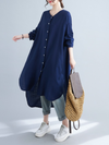 Women's Street Style Shirt Dress