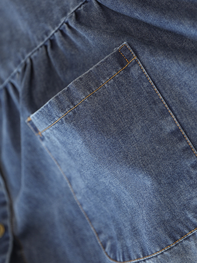 Women's A-line Denim Dress