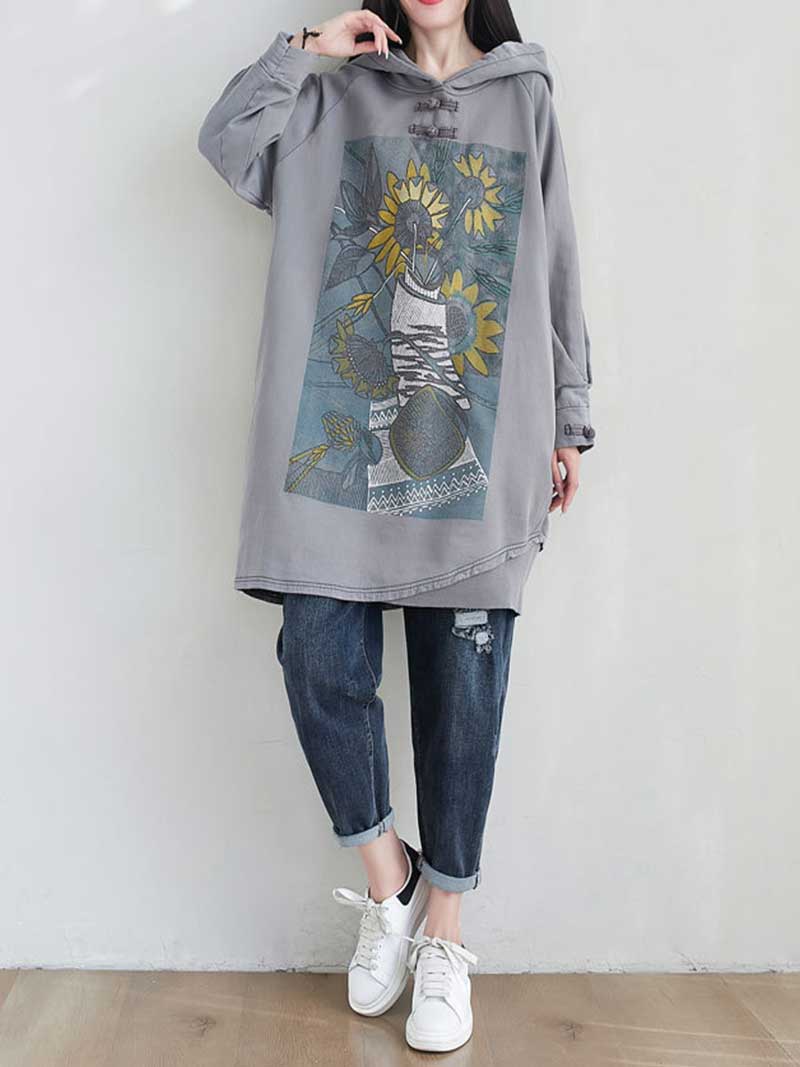 City of Stars Floral Print Cabin Pull MIDI Robe