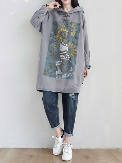 City of Stars Floral Print Cabin Pull MIDI Robe