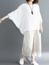 Evatrends Cotton Top, Summer wear, Bat sleeves, Plain top, Round Neck Wear With Jeans pant or Trouser