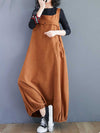 Eva trends Cotton Overall Baggy Dungarees, Plain Overall, ,vintage retro style overall, Adjustable straps, High Waist