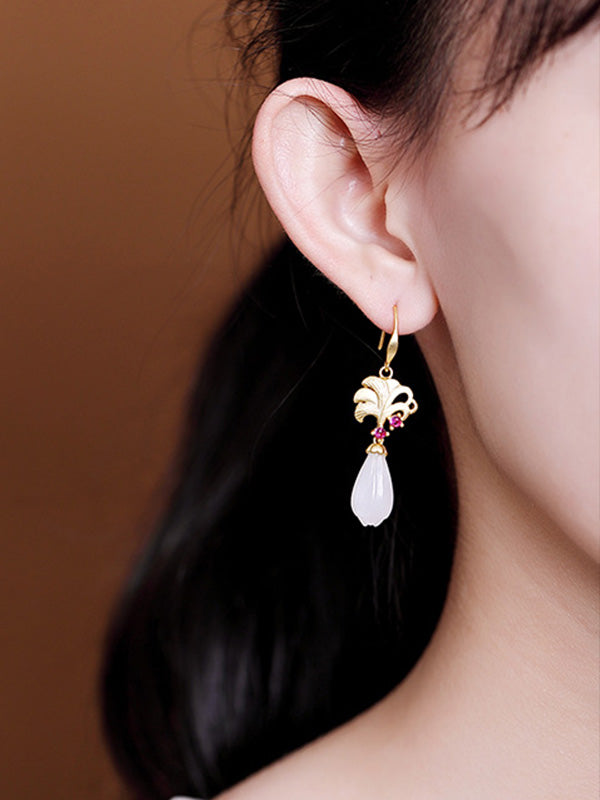 Boucles d'oreilles de notion naturelle