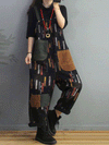 Dungarees cotton denim ripped, vintage retro style overall, Non-Stretchable, Patchwork