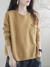 Women's yellow top with regular sleeve