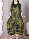 Women's Yellow A-line Dress