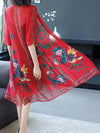 Evatrends cotton gown robe printed kimonos