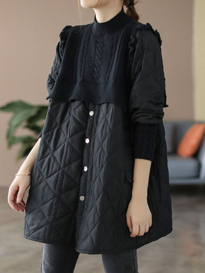 I’m look Pretty With Warm Cotton-Padded Jacket Coat