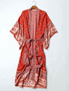 Evatrends cotton gown robe printed kimonos