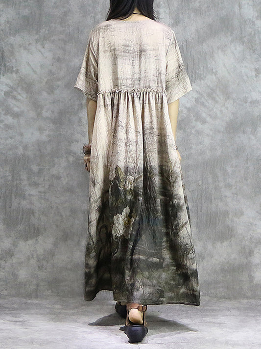 Over The Stars Smock Dress