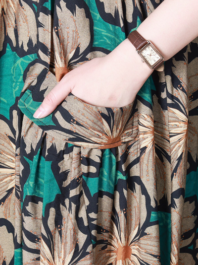 Women's Short Sleeves Salopette Dress
