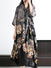 Women's Black A-line Dress