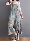 You Still Right Here  Denim Overalls Wide-Leg Jumpsuit