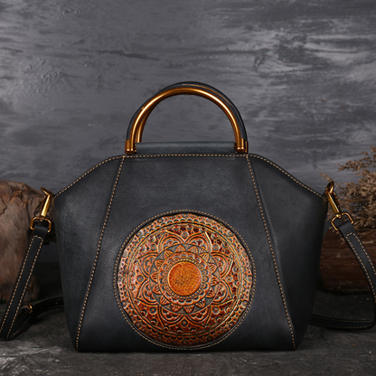 Chic Retro Women's Leather Shoulder Bag