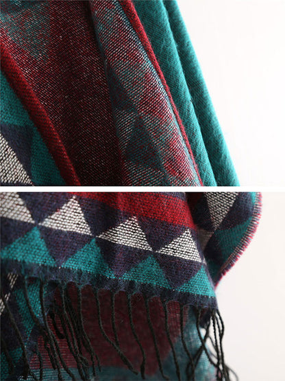 Cardigan de châle ouvert de style ethnique