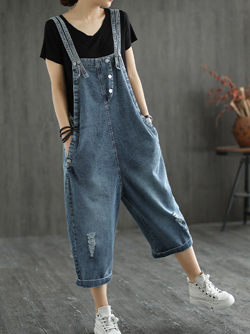 Stylish Denim Overalls for Women 