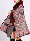 Amiable Outfitting Fluffy Plus Size Cape Cardigan